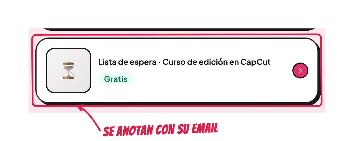 La lista de espera en la tienda