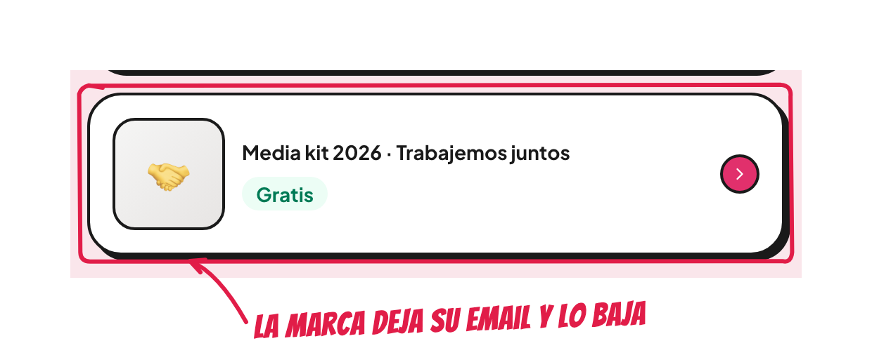 El media kit en la tienda