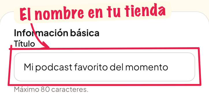 El título del producto